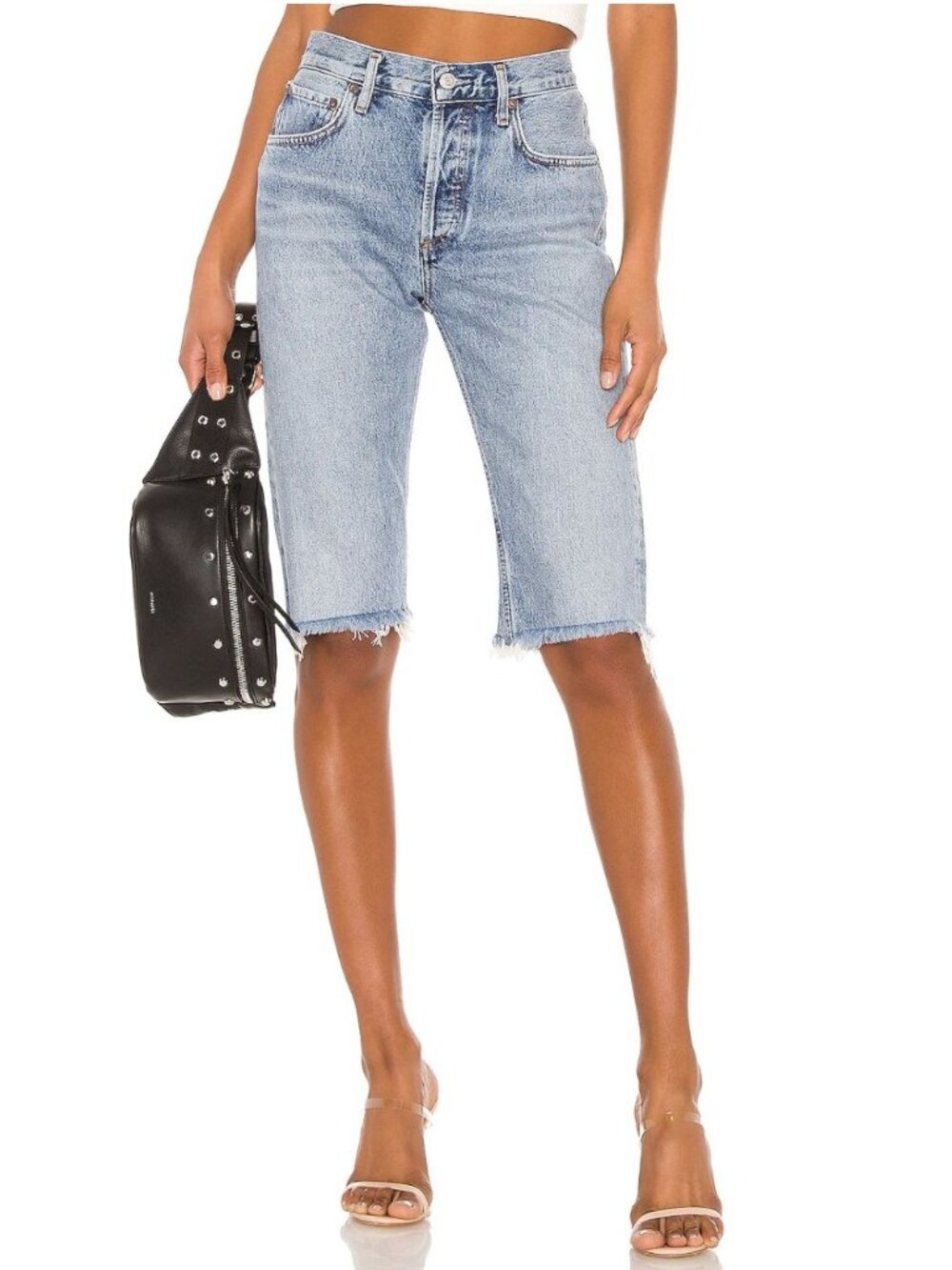 NWT Agolde Carrie Short Long Length Slim-sz 23